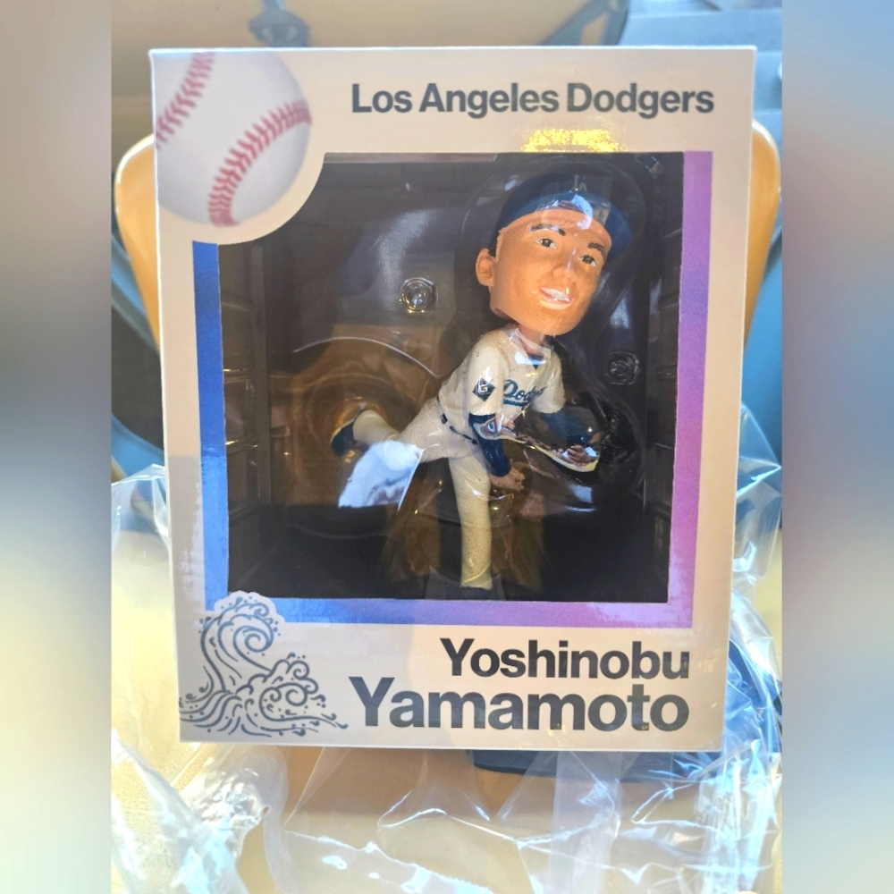 YOSHINOBU YAMAMOTO BOBBLEHEAD DODGERS SGA 6/13/24